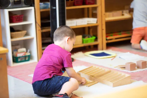 Children working together in the classroom